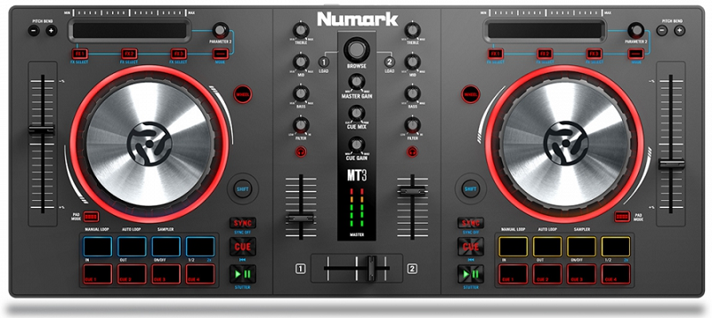 NUMARK Mixtrack 3, DJ kontrolér