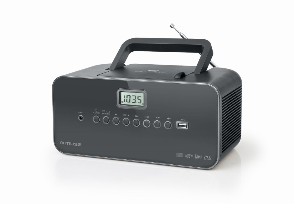 MUSE M-28DG, prenosné rádio s CD prehrávačom a USB