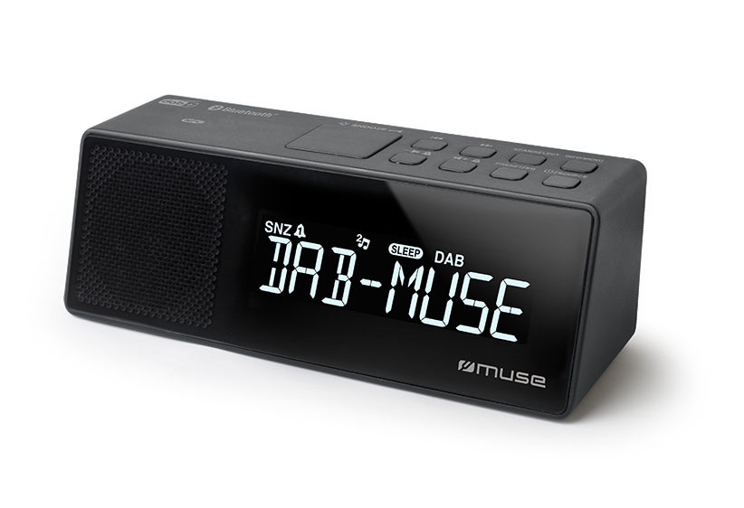MUSE M-172DBT, rádiobudík s FM/DAB, BT a USB